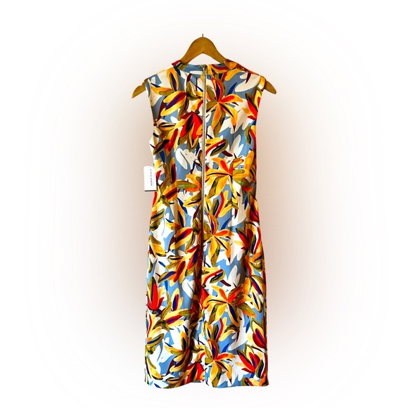 Floral Printed Paris Wrap Midi Dress - Picture 2 of 4